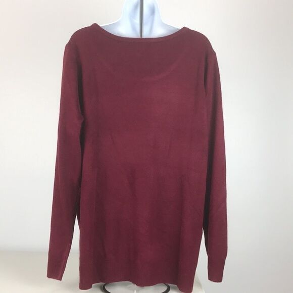 Karen Scott Plus Size Stripe Textured Sweater Womens size 1X - Picture 3 of 4